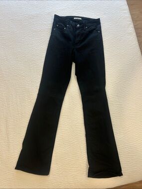 Black Flared Jeans - Classic High-Rise Bootcut